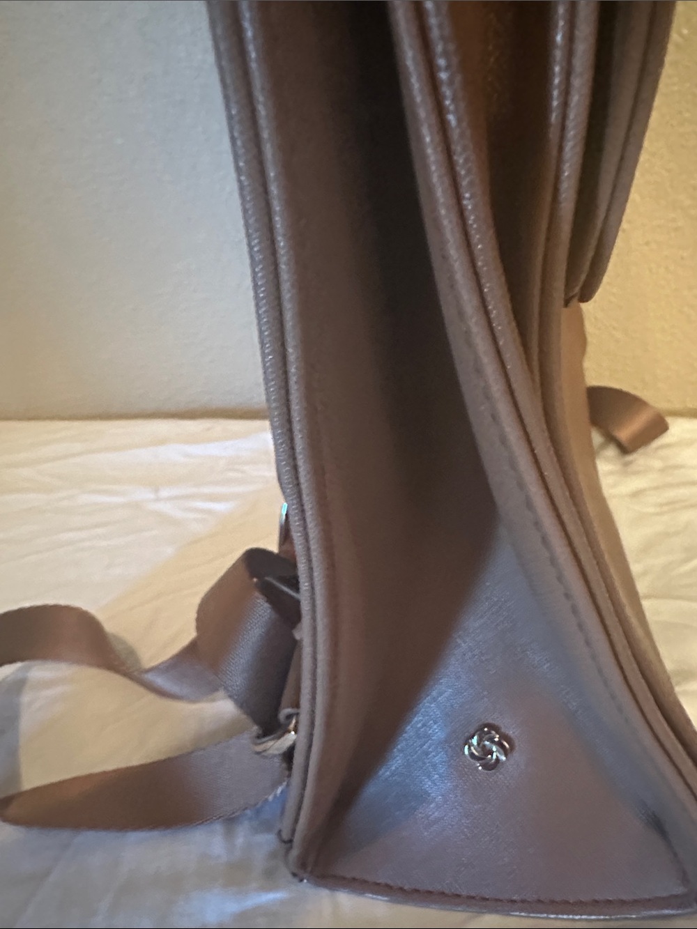 Samsonite Unisex Leather Backpack - Picture 5 of 7